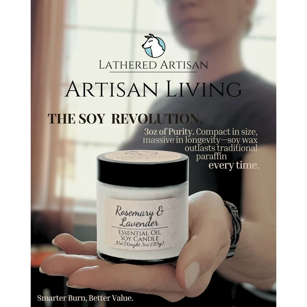 Lathered Artisan rosemary lavender